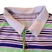 Jofit Womens Stripe Collared Half Zip Stretchable Golf Polo Multicolor Large