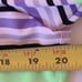 Jofit Womens Stripe Collared Half Zip Stretchable Golf Polo Multicolor Large