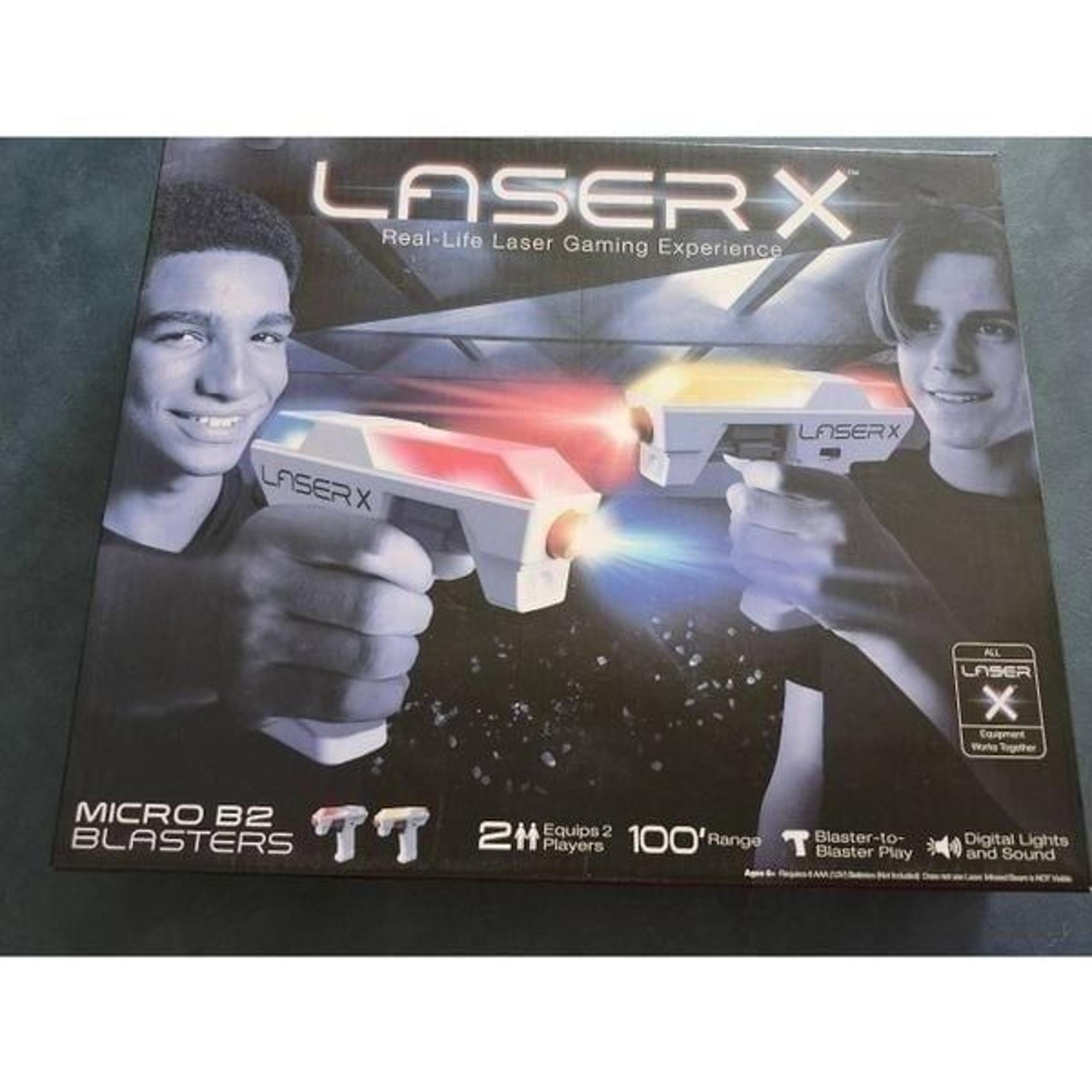 LaserX Micro B Blasters - Pack of 2 Real Life Laser Gaming Experience NIB
