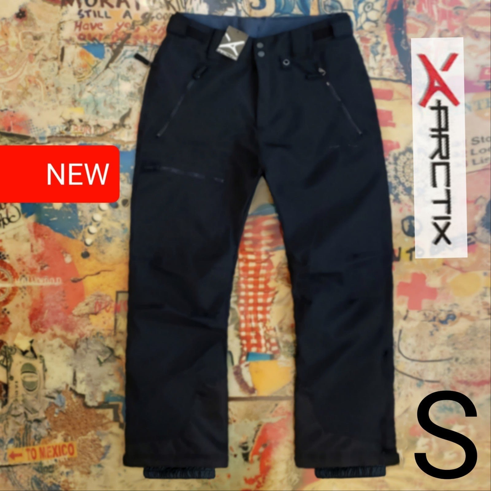 120 New Mens Premium Mountain 5K Waterproof Insulated Snowboard / Ski Pants! S