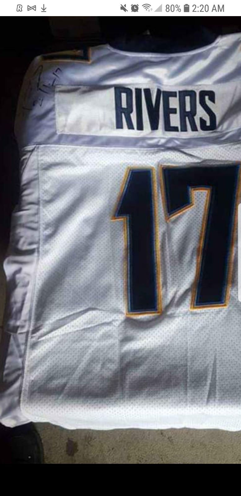 Jerseys signed RIVERS, CHAMBERS, HAT SIGNED BY 6 200