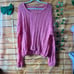 Free People Sweater Bubblegum Pink Angel Soft Combo Alpaca Wool Long Sleeves M