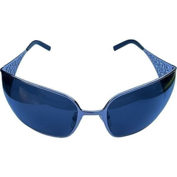 FENDI 5065 c.501/8G LARGE Sunglasses Black Silver Monogram Logo Designer Luxury