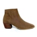 Linea Paolo Women's Windy Snip Toe Block Heel Bootie Tan Size 6