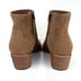 Linea Paolo Women's Windy Snip Toe Block Heel Bootie Tan Size 6
