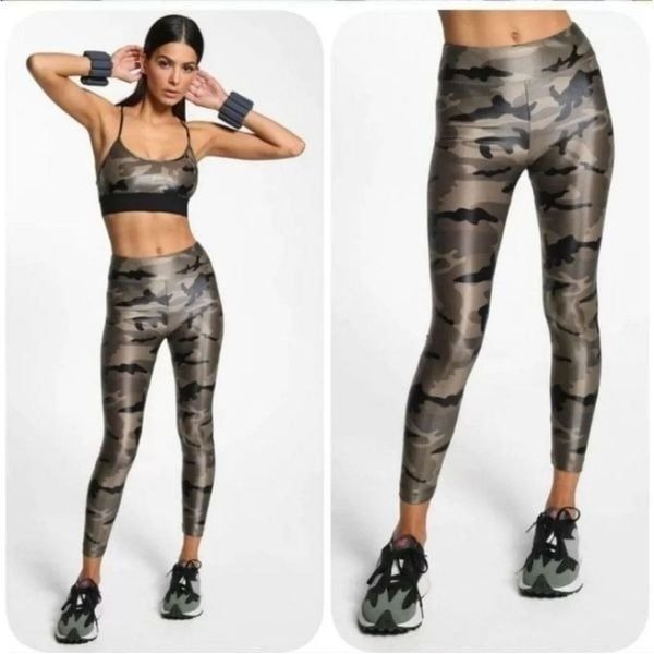 Koral Lustrous Infinity High Rise Shiny Legging - Camo Sz XS