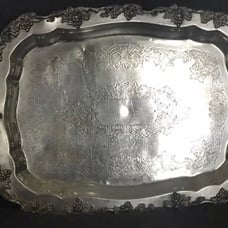 Vintage FB Rodgers silver tray
