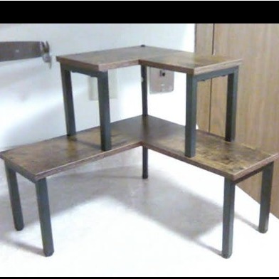 Kitchen Countertop Organizer Corner Shelf, 2 Tier Shelf Moveable Corner Shelf