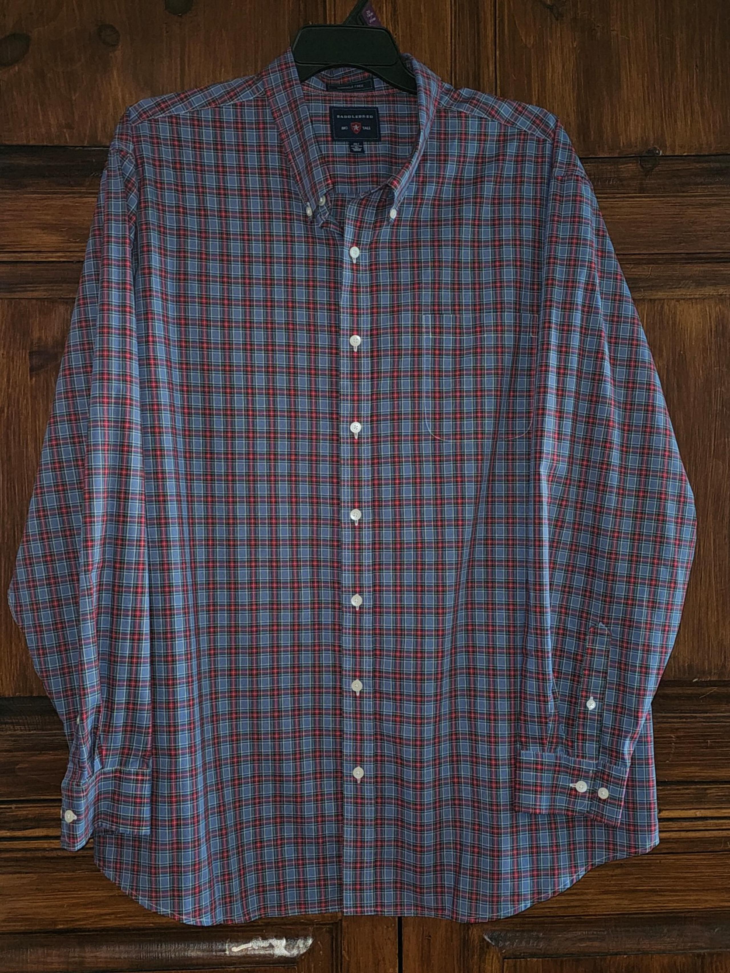 Men's 3XLT Saddlebred button front shirt