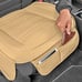 2 Pcs Universal Car Seat Cushions, Front Seats Padded Luxury Cover Tan