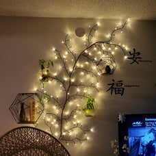 Vine Lights with Remote Control On/Off Timmer, 8FT