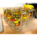 6 Vintage Pac Man Ghosts Arcade Mug Glass Beer Stein Bally Midway 1982 Pacman