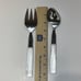 VTG Faceted Clear Lucite Handle Flatware Silverware Stainless Mixed Set Of 10