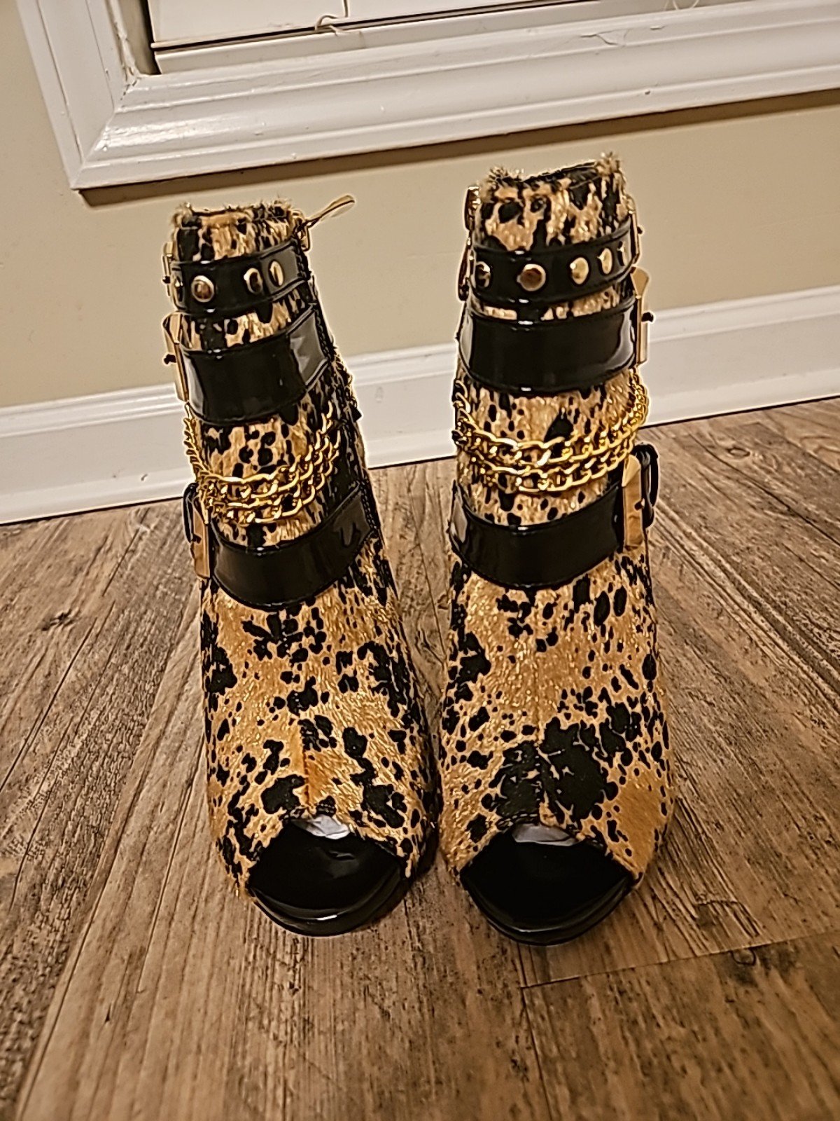 Animal Print Booties