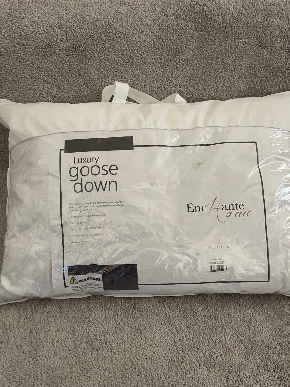 goose down pillow