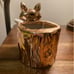 BBW fox soap holder w toasted vanilla chai foaming soup