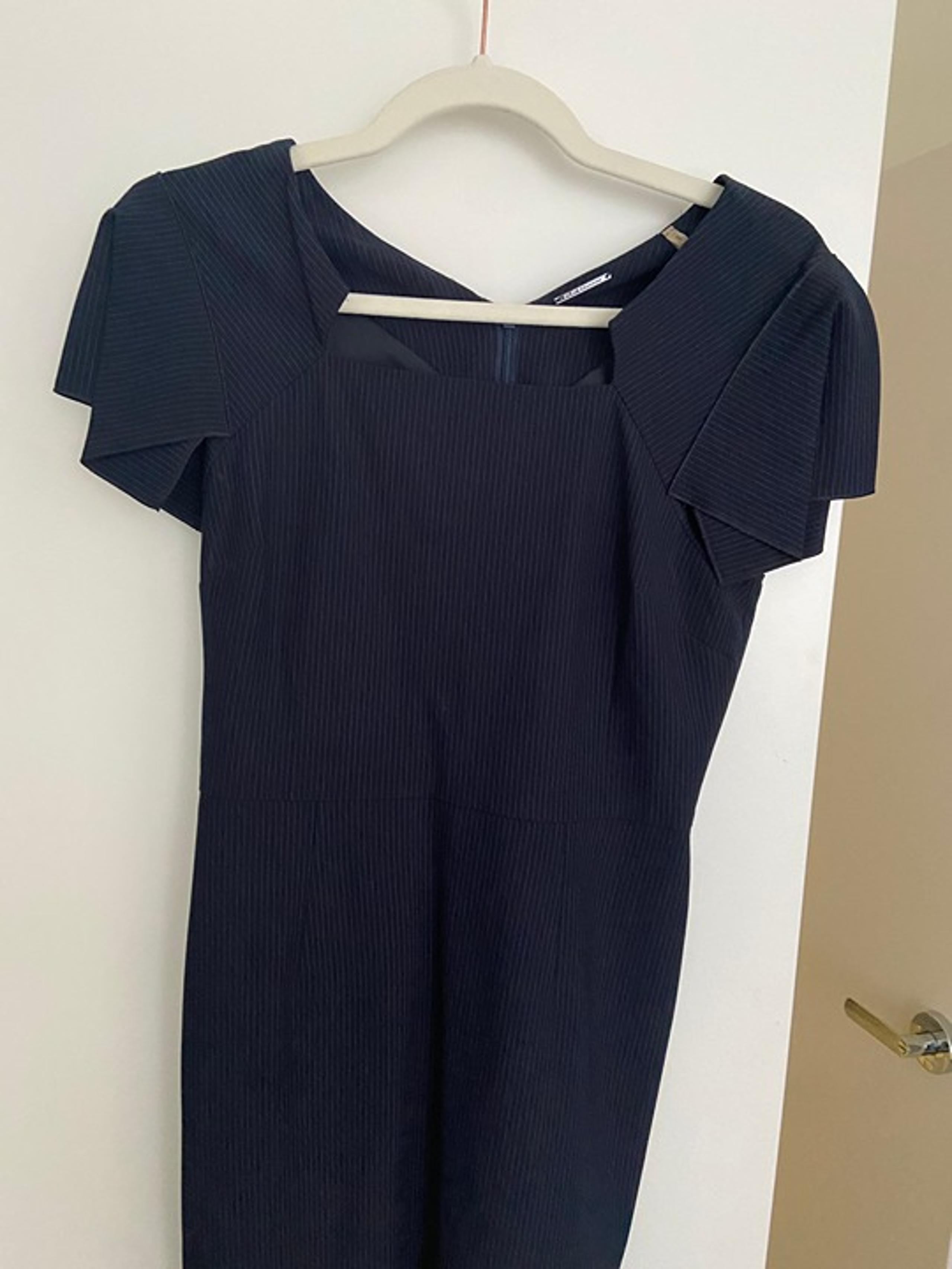 Elie tahari structured cocktail work dress