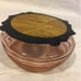 Vtg 1934 Plas Celluloid Pink Powder Bowl