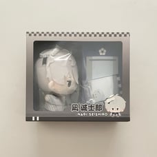 Blue Lock Nagi Seishiro cafe plush plushie with clear card
