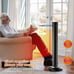 Southeatic 1500W Electric Outdoor Patio Heater - IPX5 Waterproof, Infrared Heat