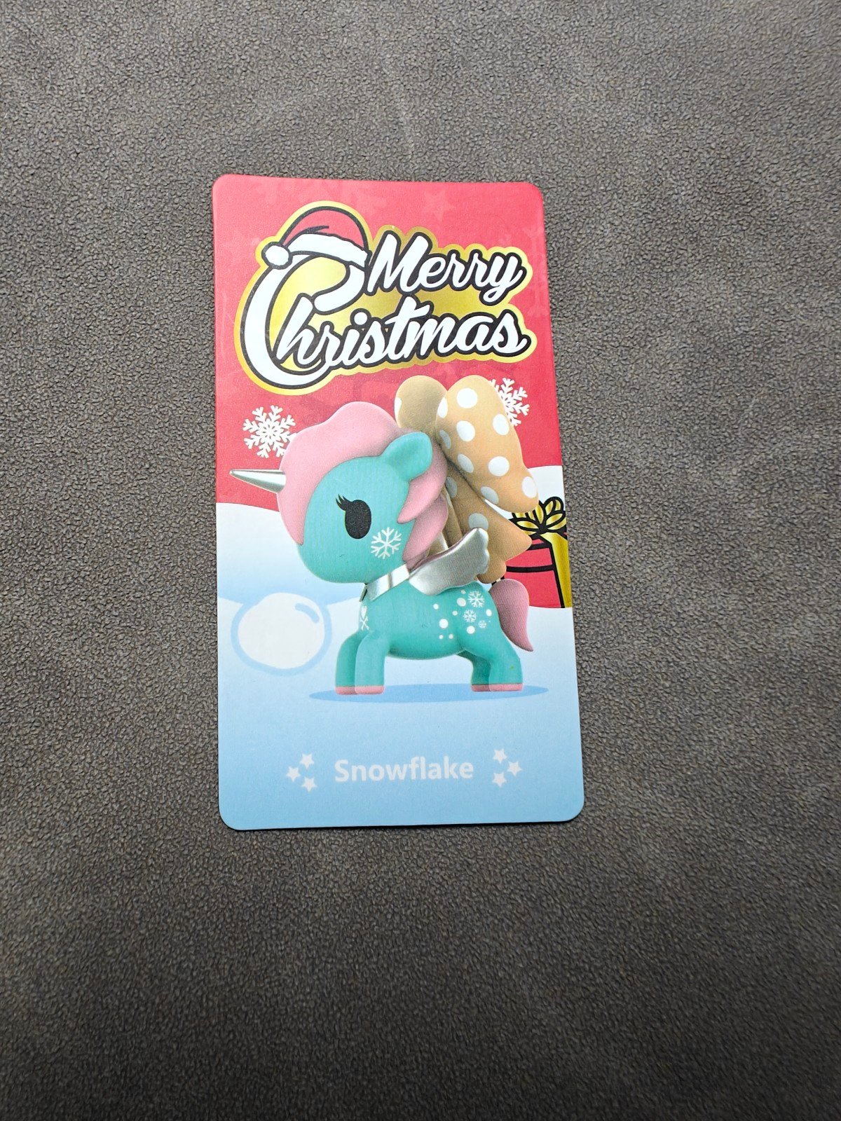 POP MART x Tokidoki Unicorno 2018 Christmas - Snowflake - detail