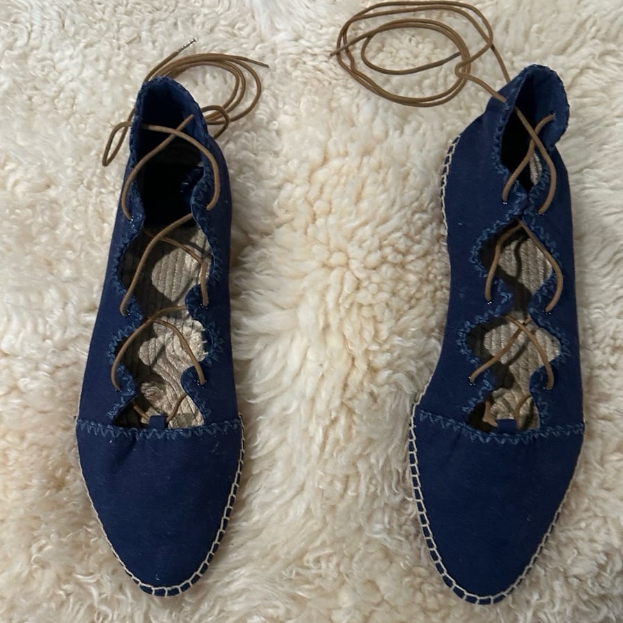 Tory Burch Sonoma Gillie Espadrille Navy