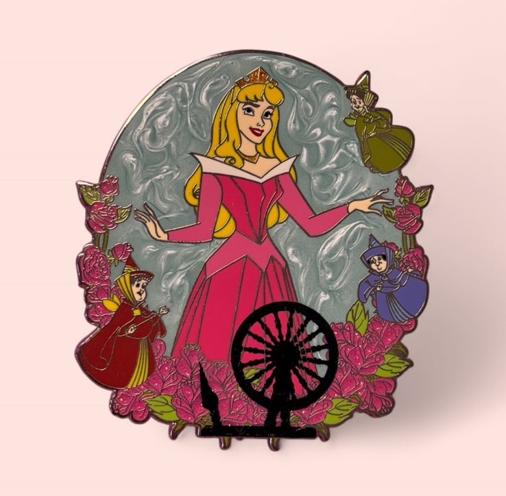 Sleeping Beauty Princess Aurora Briar Rose Disney Princess fantasy enamel pin