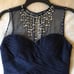 Navy Adrianna Pappell Cocktail Dress