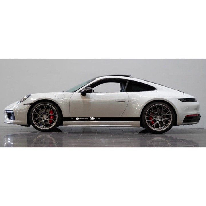 Custom Carrera GTS Triple Stripe Side Decals Set For Porsche 911 2020-2024 992