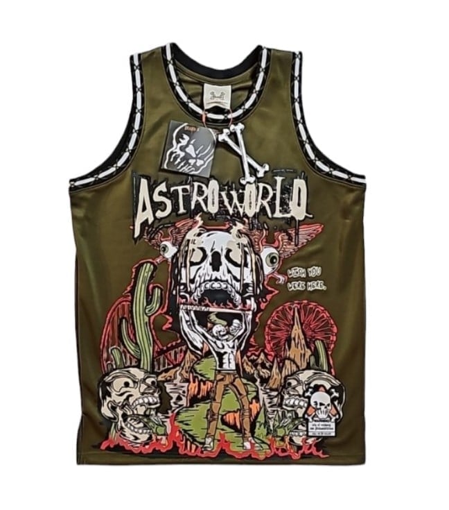 Brand X Astroworld Basketball Jersey by Travis Scott! Unisex Size: Medium