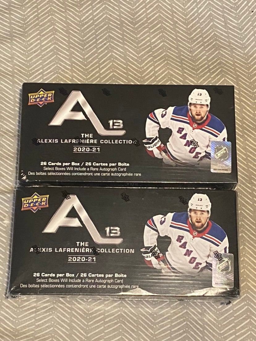 Upper Deck A13 Alexis Lafreniere box x2