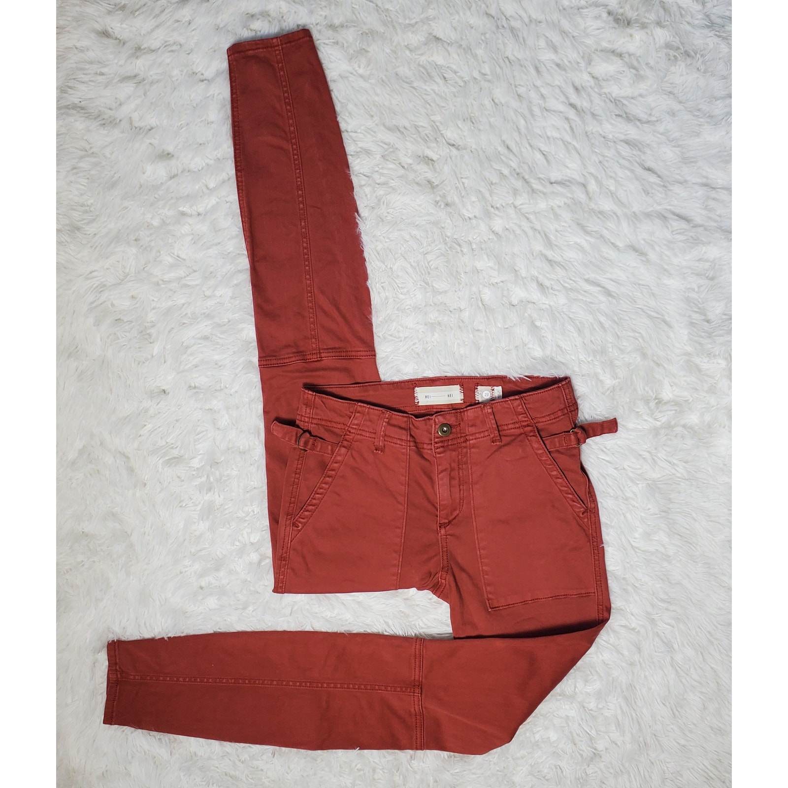Anthropologie Orange Twill Pants 25 / 0