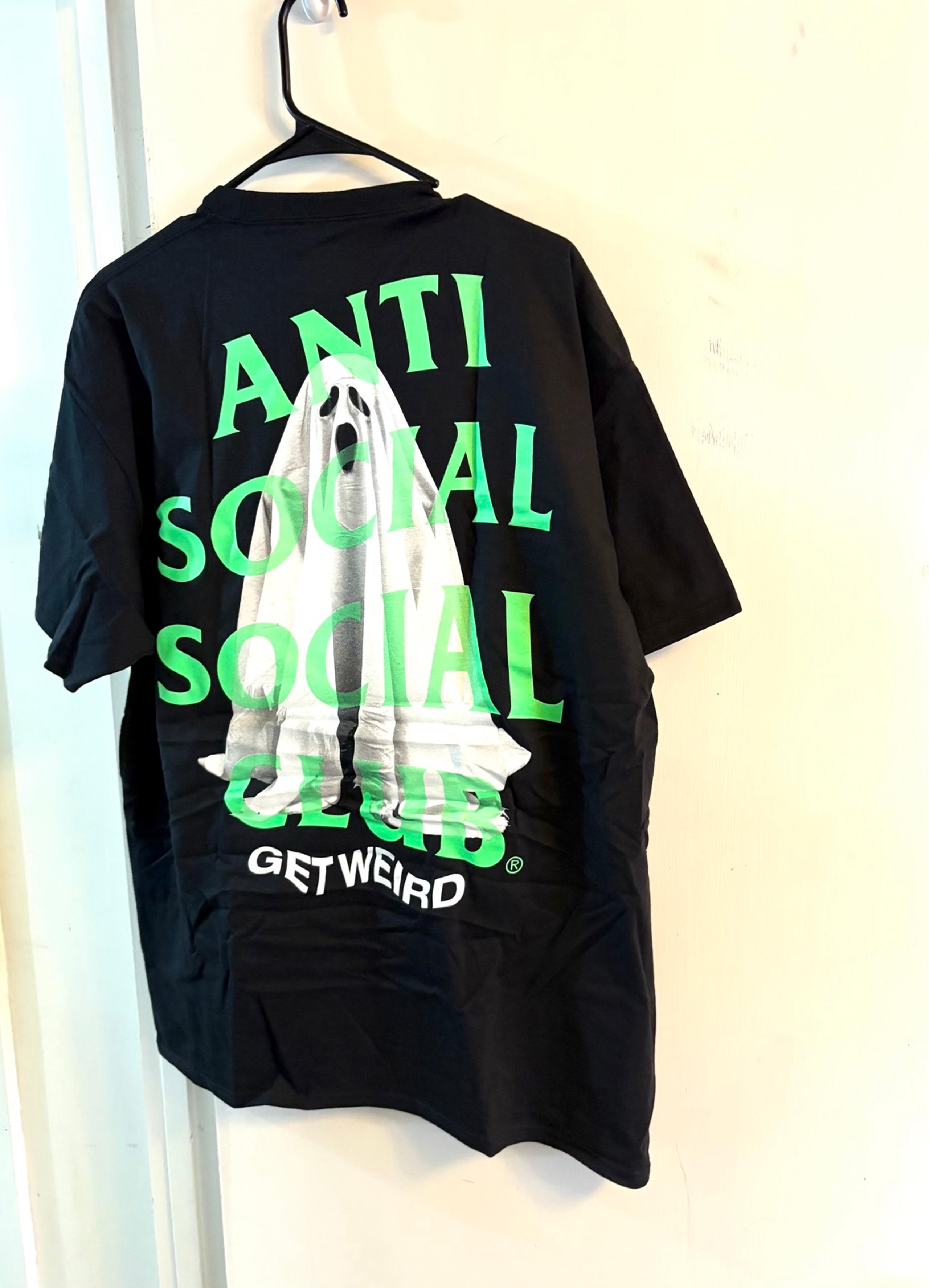 Anti Social Social Club Halloween ghost t-shirt