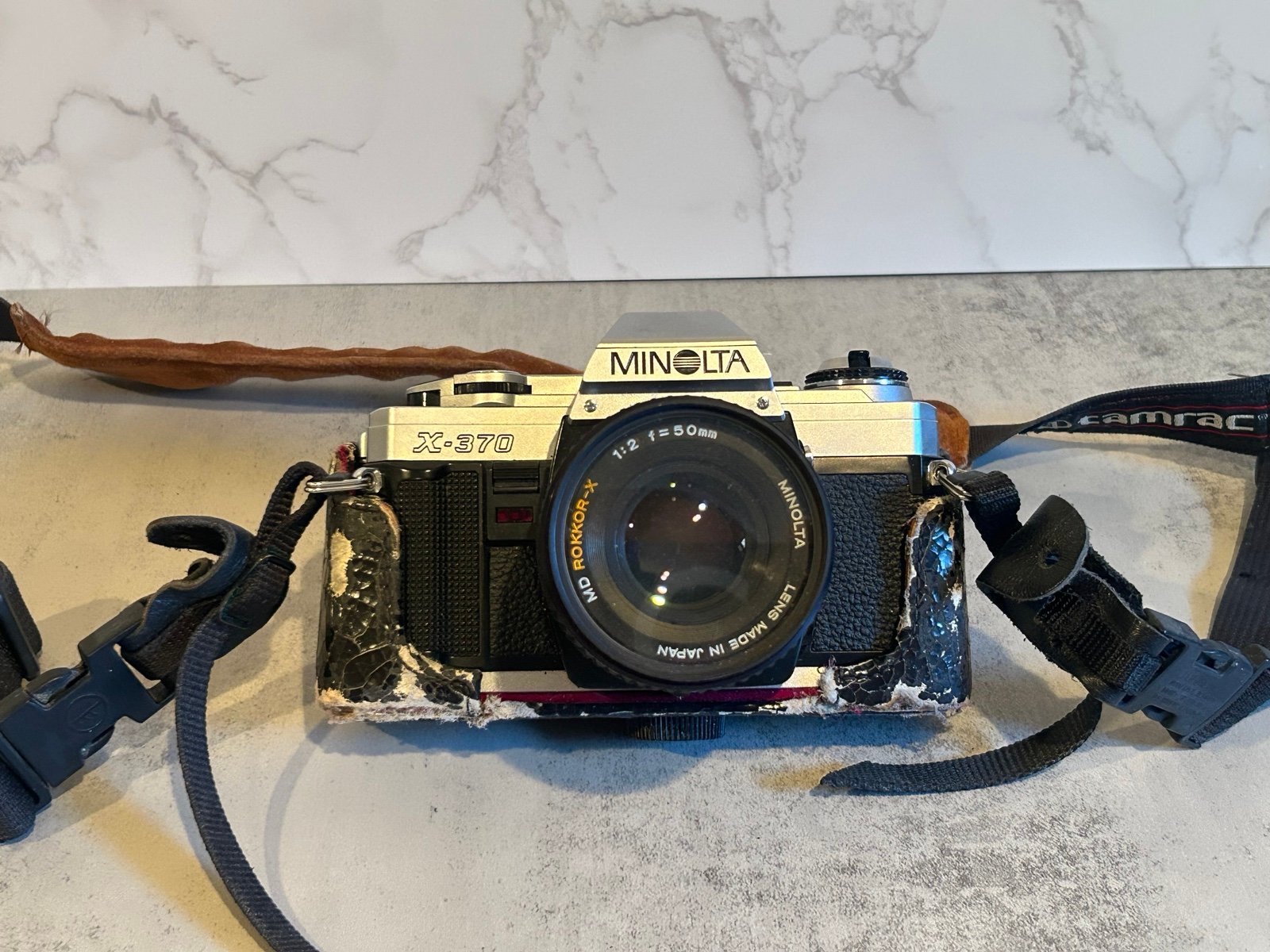 Minolta X370 Camera with Hoya 55mm Lens