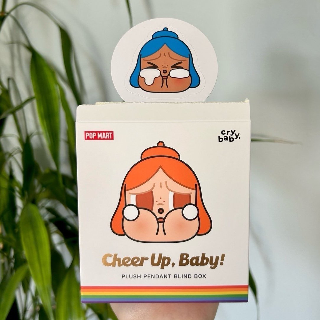 CRYBABY Cheer Up, Baby! Plush Keychain - Blue