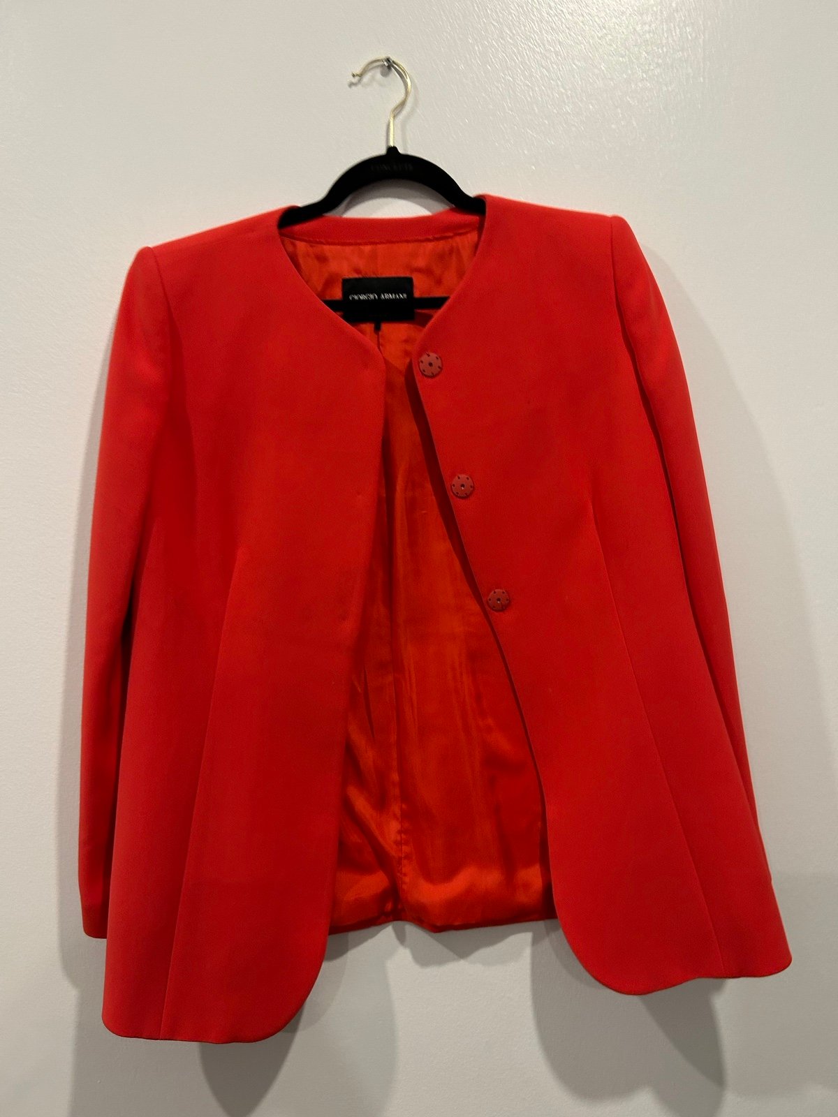 Giorgio Armani Coral Red Suit
