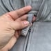 Skims Velour Zip Up Hoodie Cropped Brown Super Soft Womens Medium