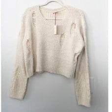 Anthropologie Raga Tethered cropped Sweater