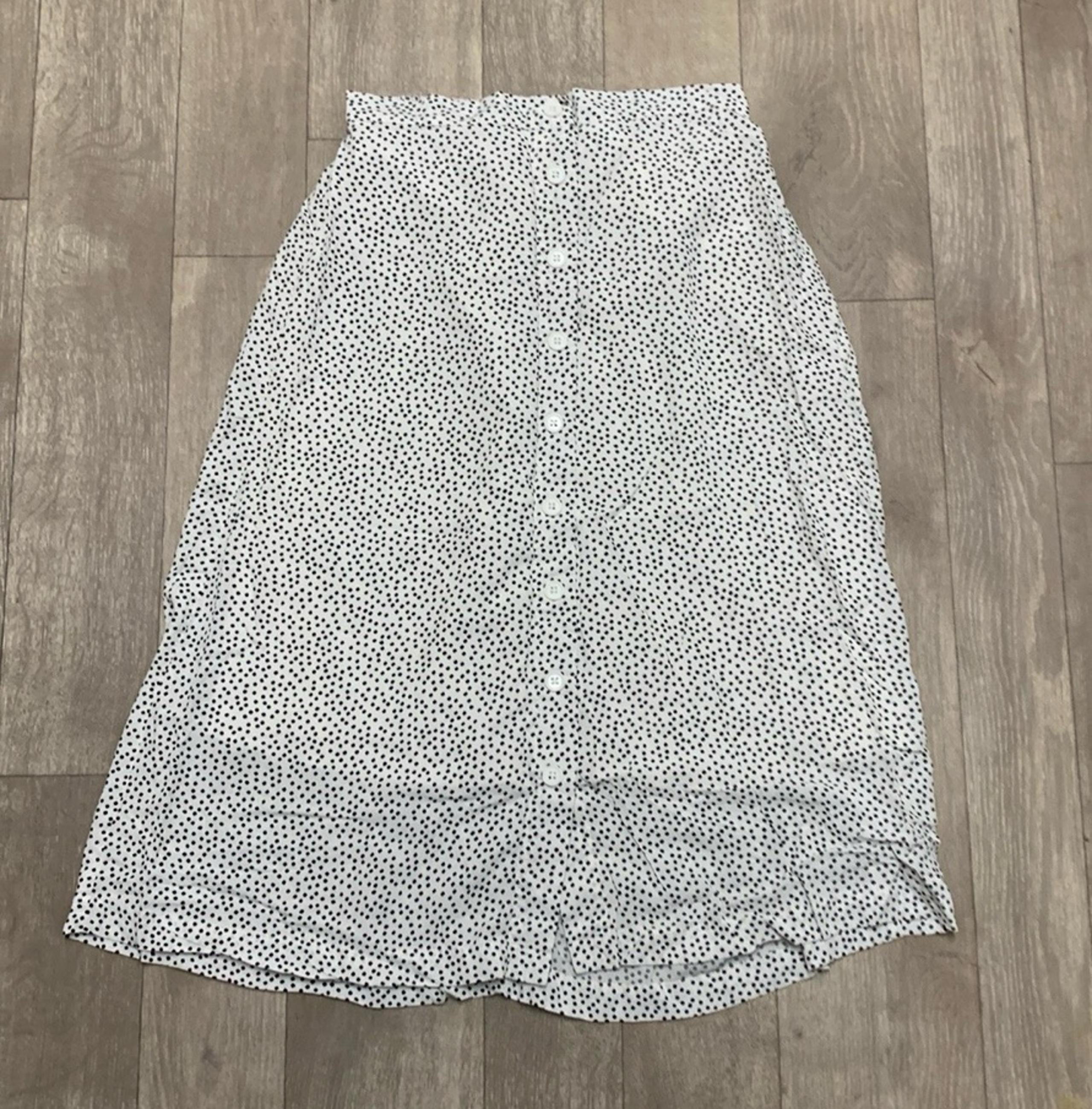 Womens Old Navy Polka Dot Summer Lined Midi Shirt