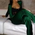 Green Satin Suit
