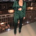 Green Satin Suit