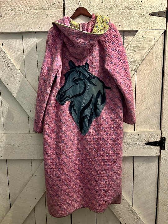Handmade quilt duster coat