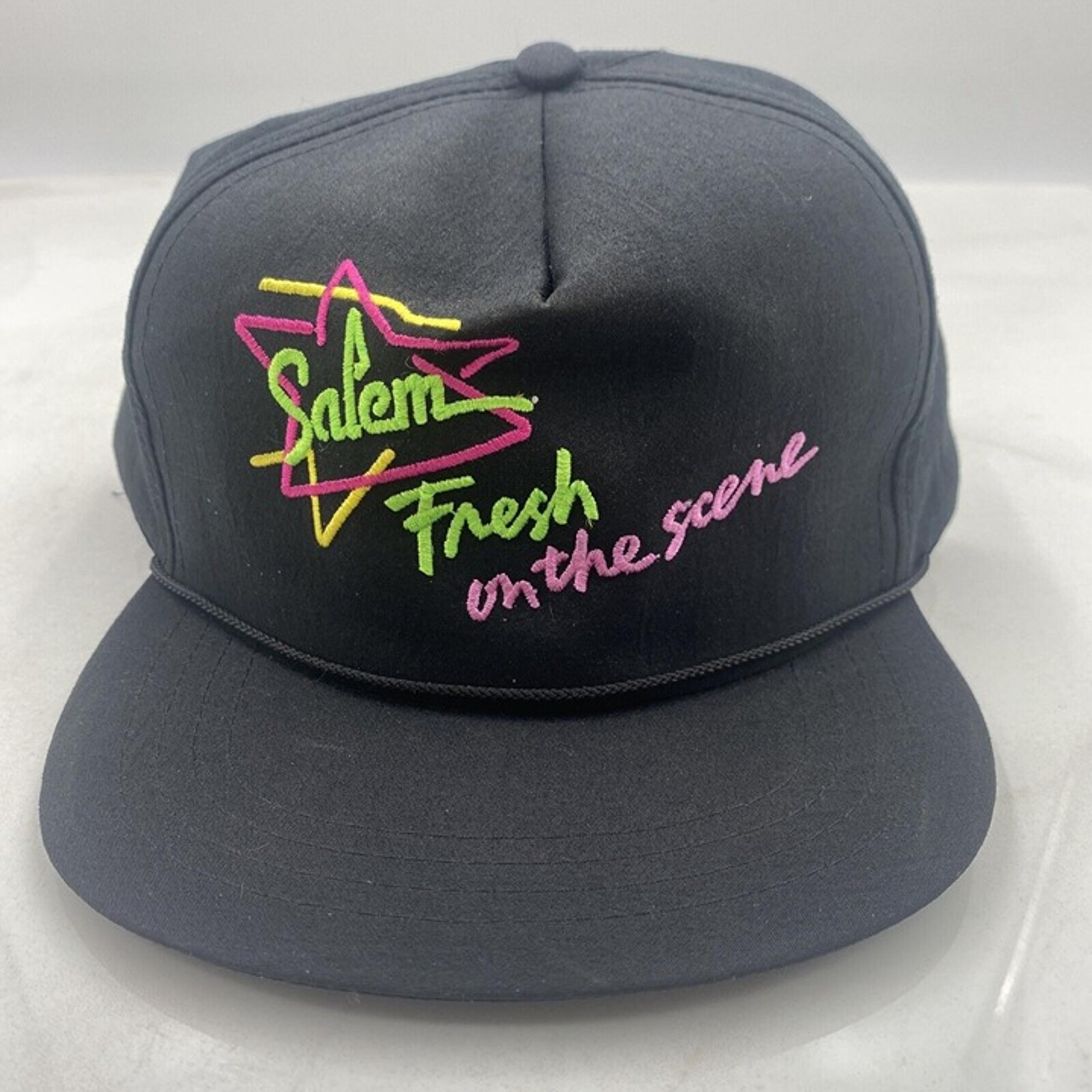 Vintage Salem Cigarettes Hat Fresh On The Scene Snapback Cap Rope Front