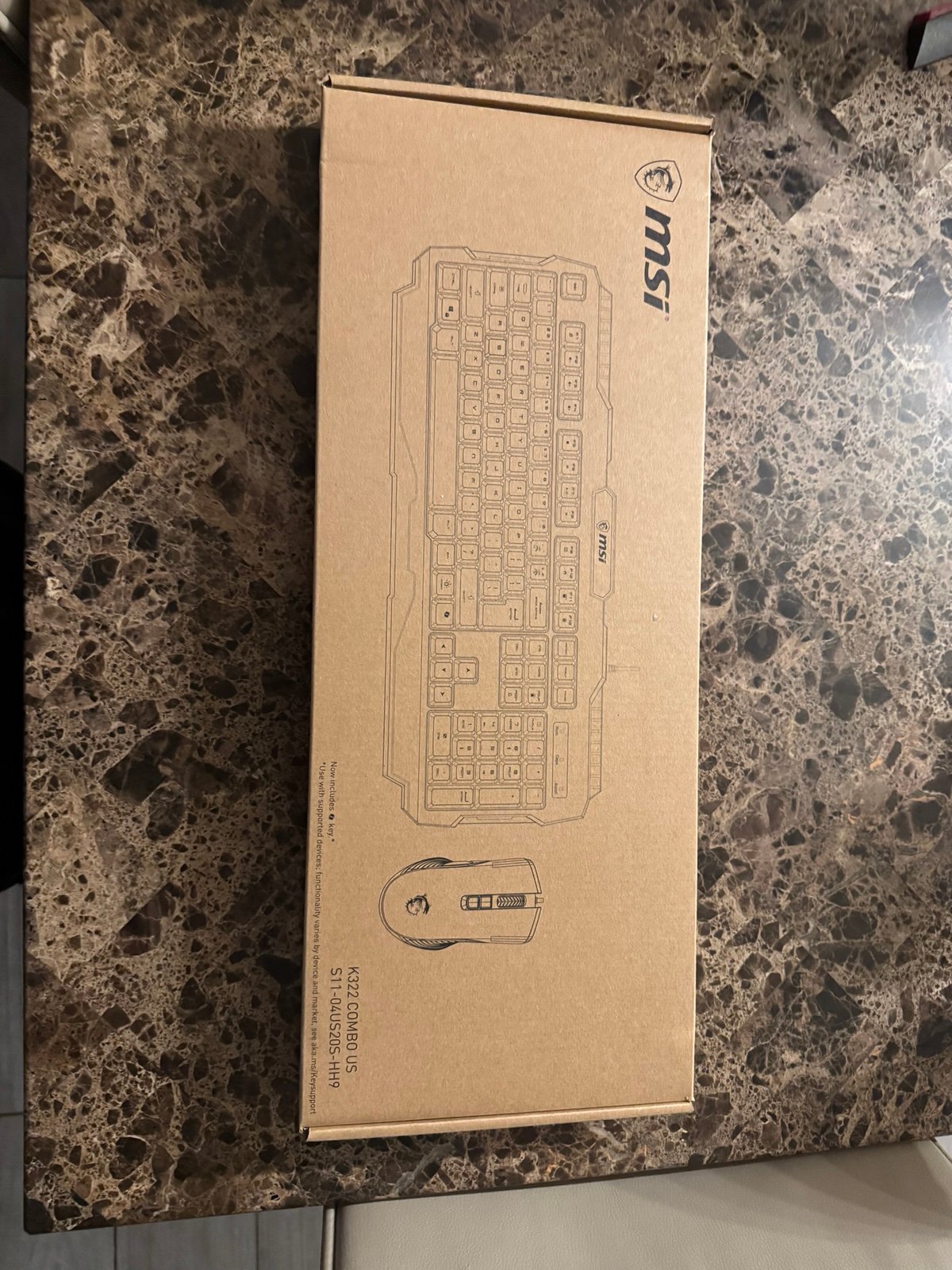 Msi Aegis Keyboard and Mouse Combo