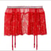 Victoria’s Secret Shine Strap Lace Skirt Rhinestone Garter Belt Lingerie M/L