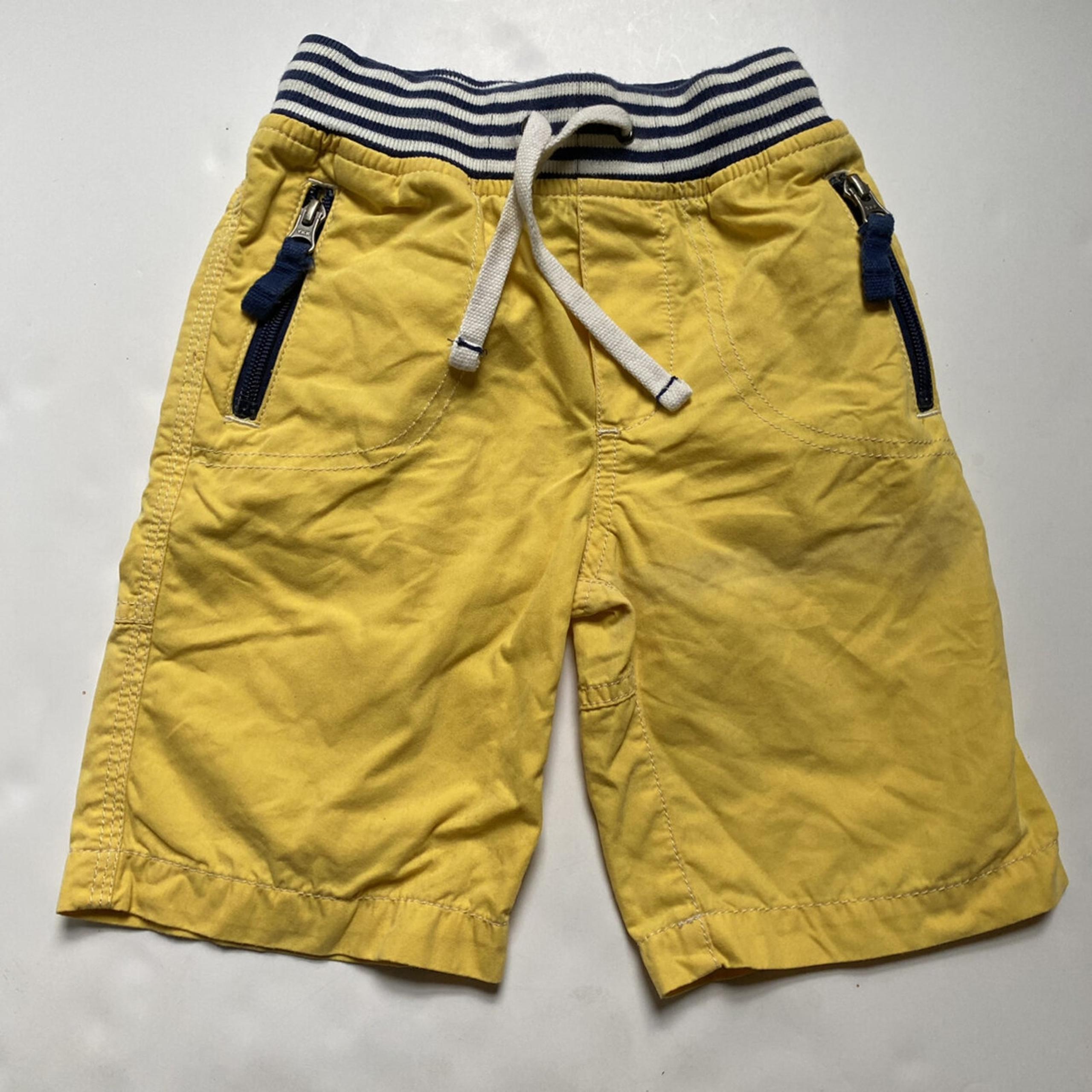 Mini Boden Yellow Adventure Shorts