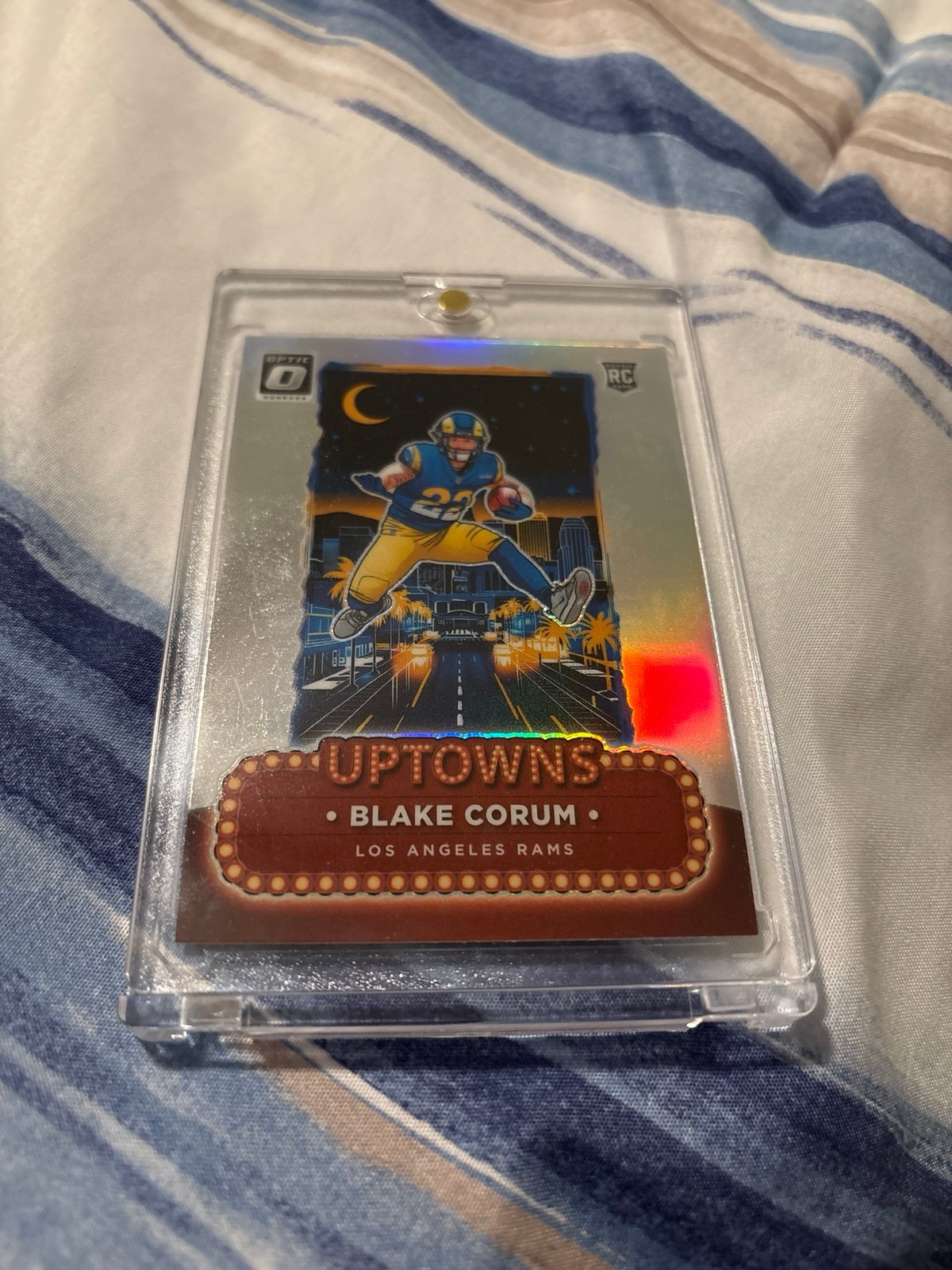 2024 Optic Blake Corum Uptown Card ( Ultra Rare SSP! )