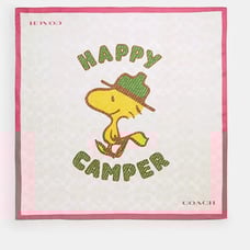 Coach X Peanuts Woodstock Signature Silk Bandana C4000