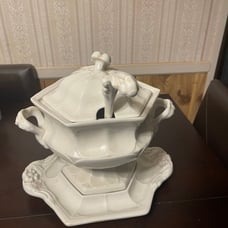 1950’s Red-Cliff Ironstone Soup Tureen, RARE FIND!!