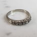 Womens Vintage Estate 14K White Gold Diamond Ring 2.8g E6194